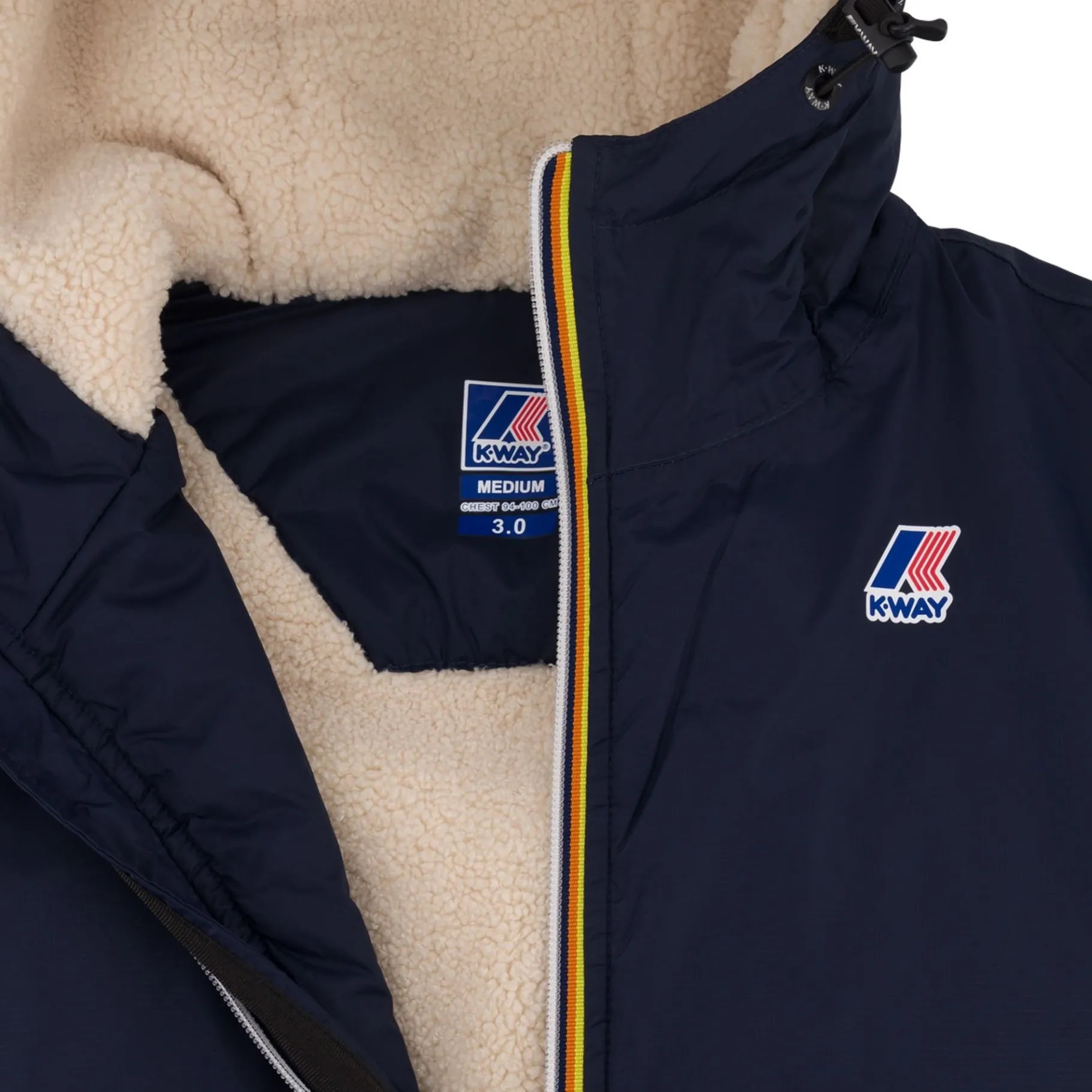 Trench & Parkas>K-WAY Le Vrai 3.0 Eiffel Orsetto Depht Blue