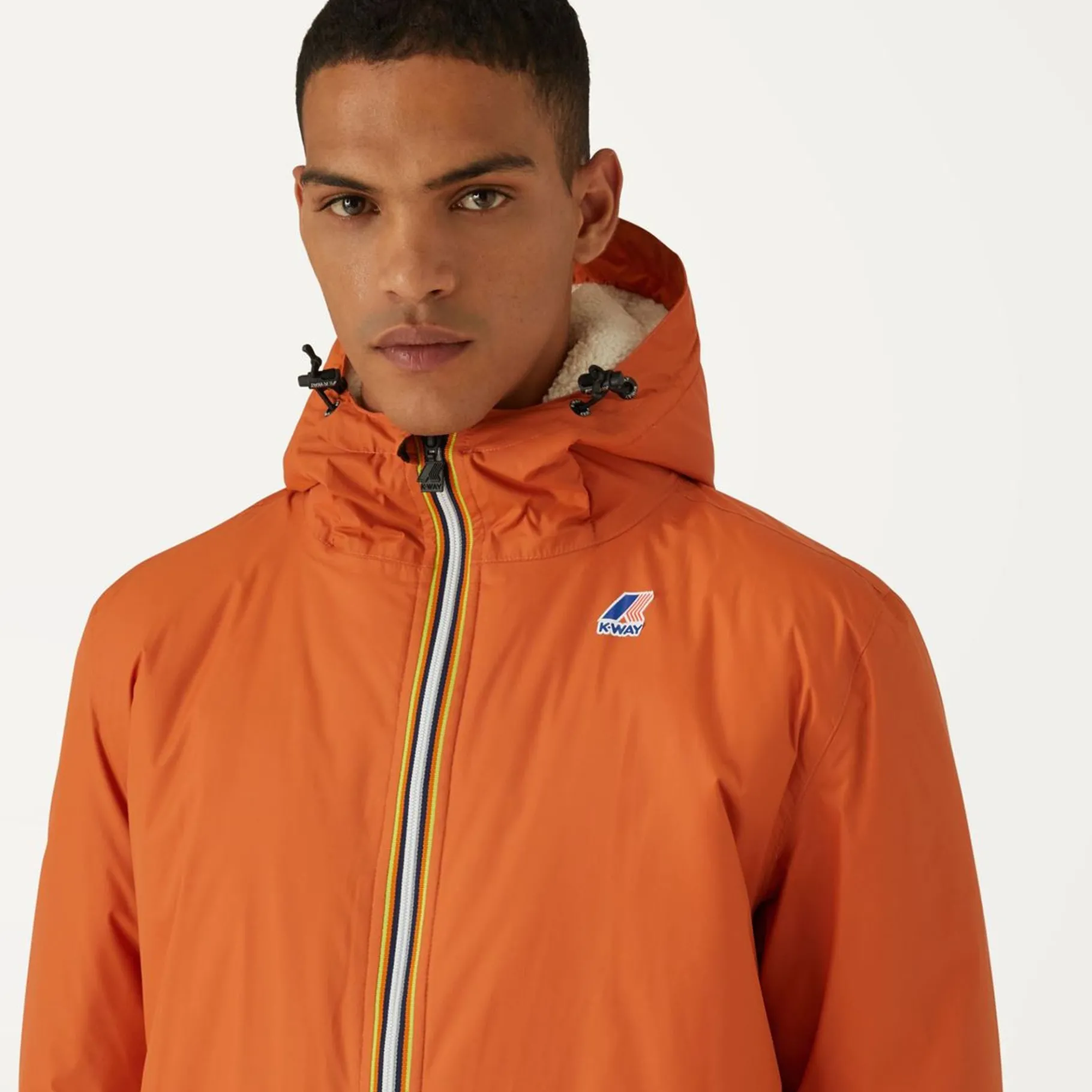 Trench & Parkas>K-WAY Le Vrai 3.0 Eiffel Orsetto Orange Rust