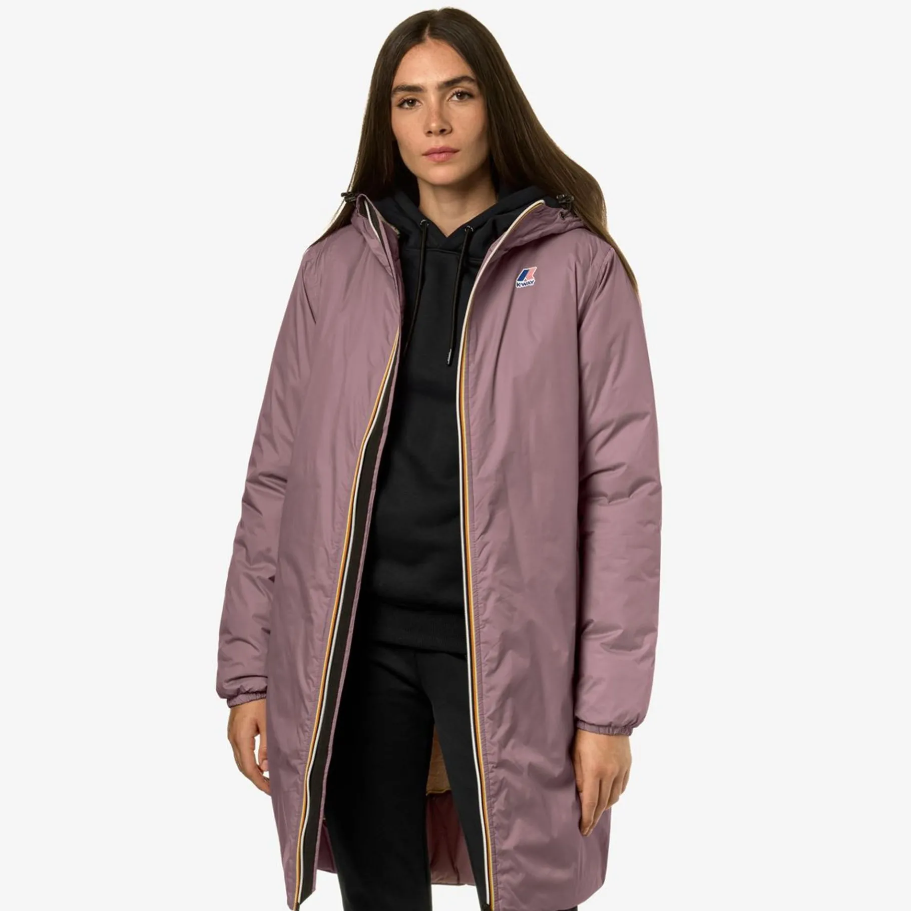 Trench & Parkas>K-WAY Le Vrai 3.0 Eiffel Orsetto Violet Dusty