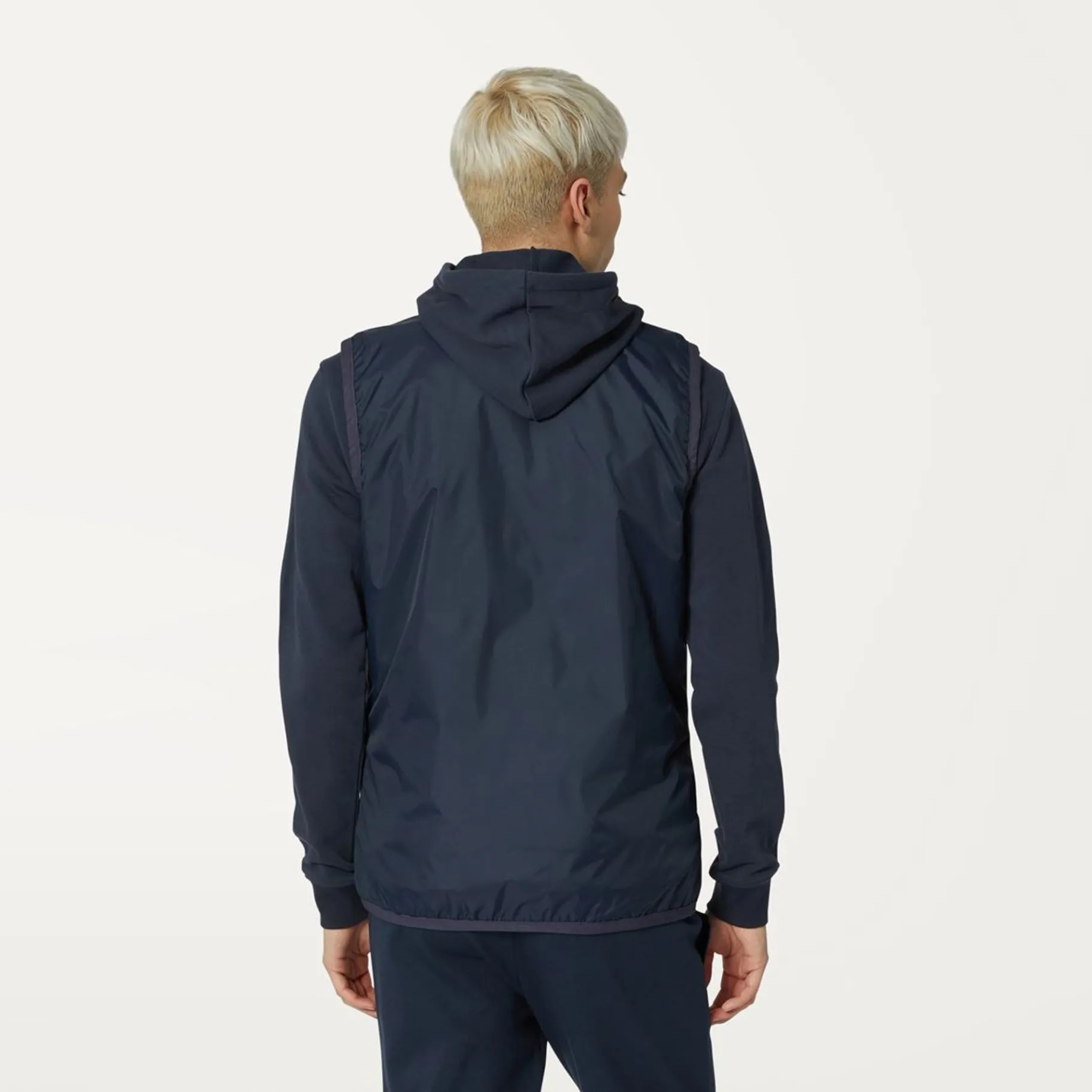 Vestes & Blousons>K-WAY Le Vrai 3.0 Rouland Warm Bleu Fonce