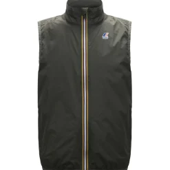 Vestes & Blousons>K-WAY Le Vrai 3.0 Rouland Warm Green Black