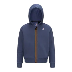 Sweats & Pulls>K-WAY Le Vrai Arnel Poly Cotton Blue Indigo