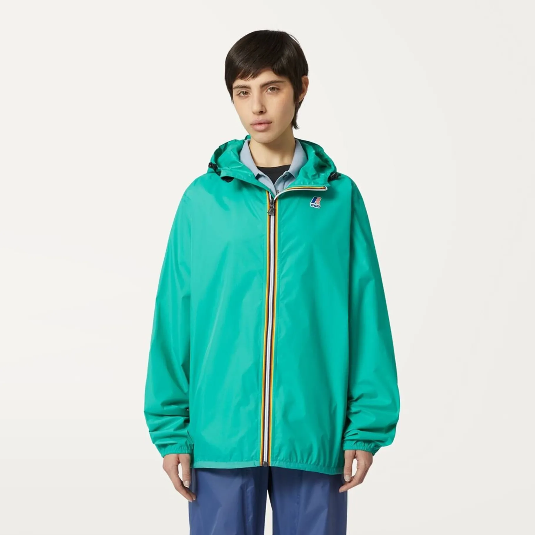 Imperméables & Coupes-Vent>K-WAY Le Vrai Claude 3.0 Green Marine