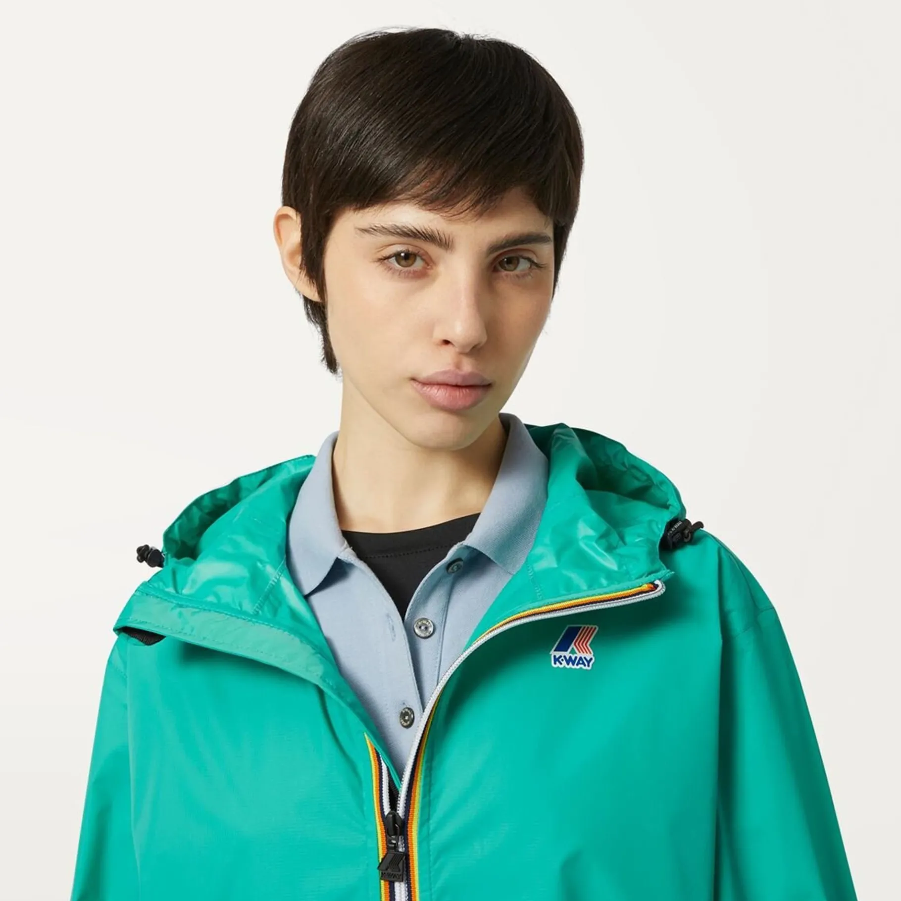 Imperméables & Coupes-Vent>K-WAY Le Vrai Claude 3.0 Green Marine