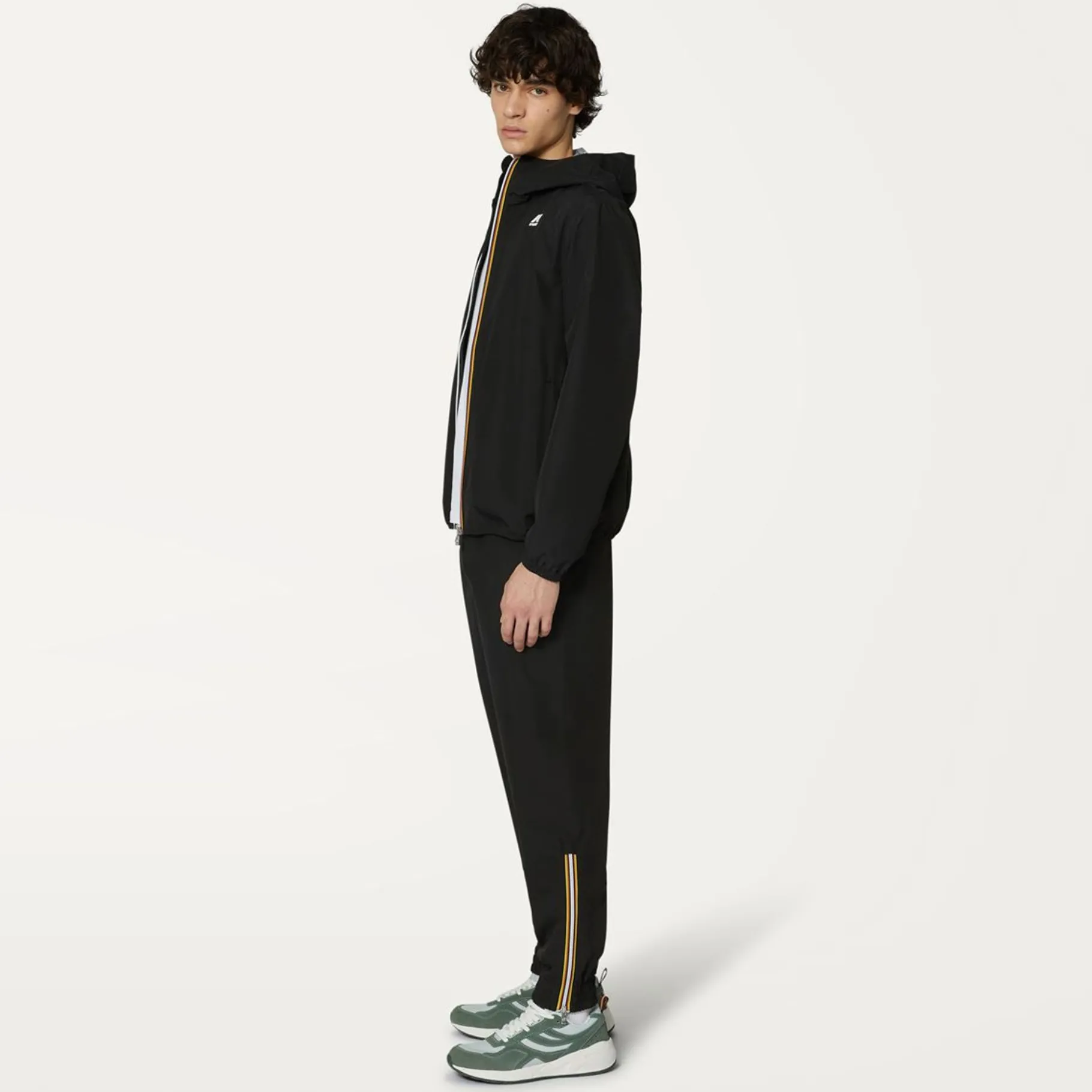 Shorts & Pantalons>K-WAY Leopold Stretch Dot Black Pure