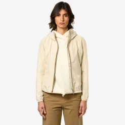 Vestes & Blousons>K-WAY Lily Eco Stretch Dot Beige Ecru