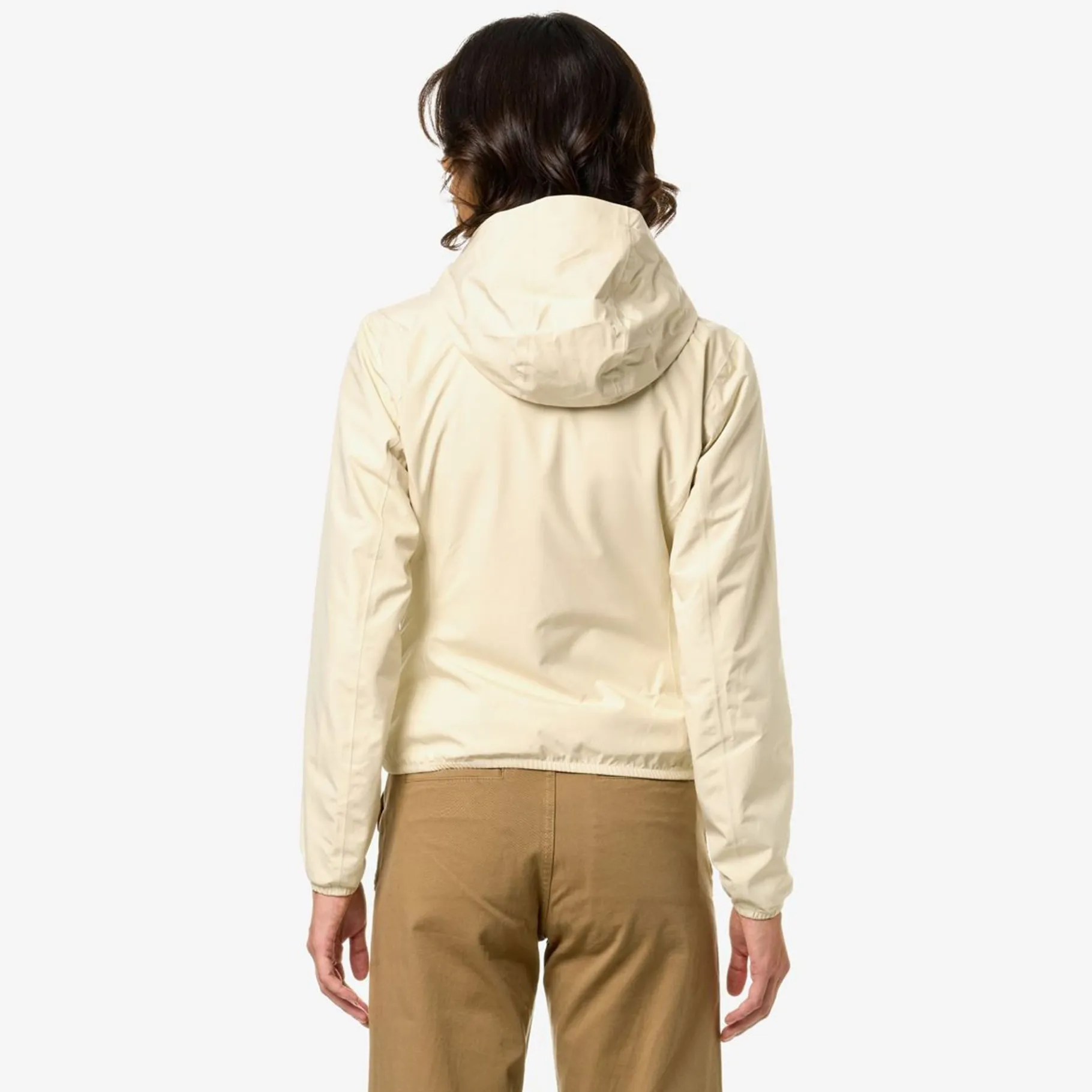 Vestes & Blousons>K-WAY Lily Eco Stretch Dot Beige Ecru