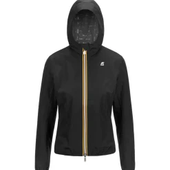 Trench & Parkas>K-WAY Lily Eco Stretch Dot Black Pure