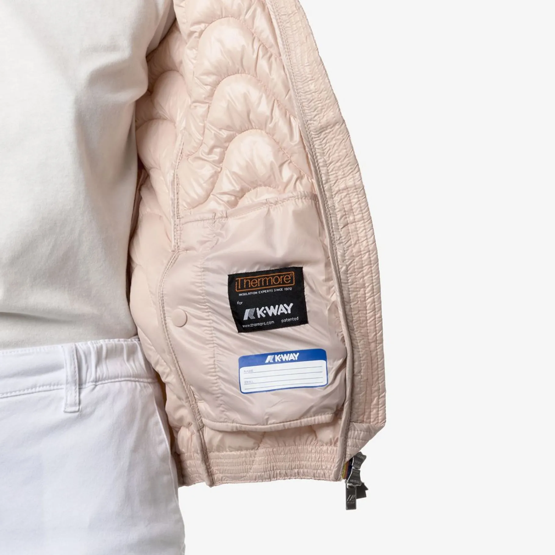 Vestes & Blousons>K-WAY Lily Eco Warm Pink