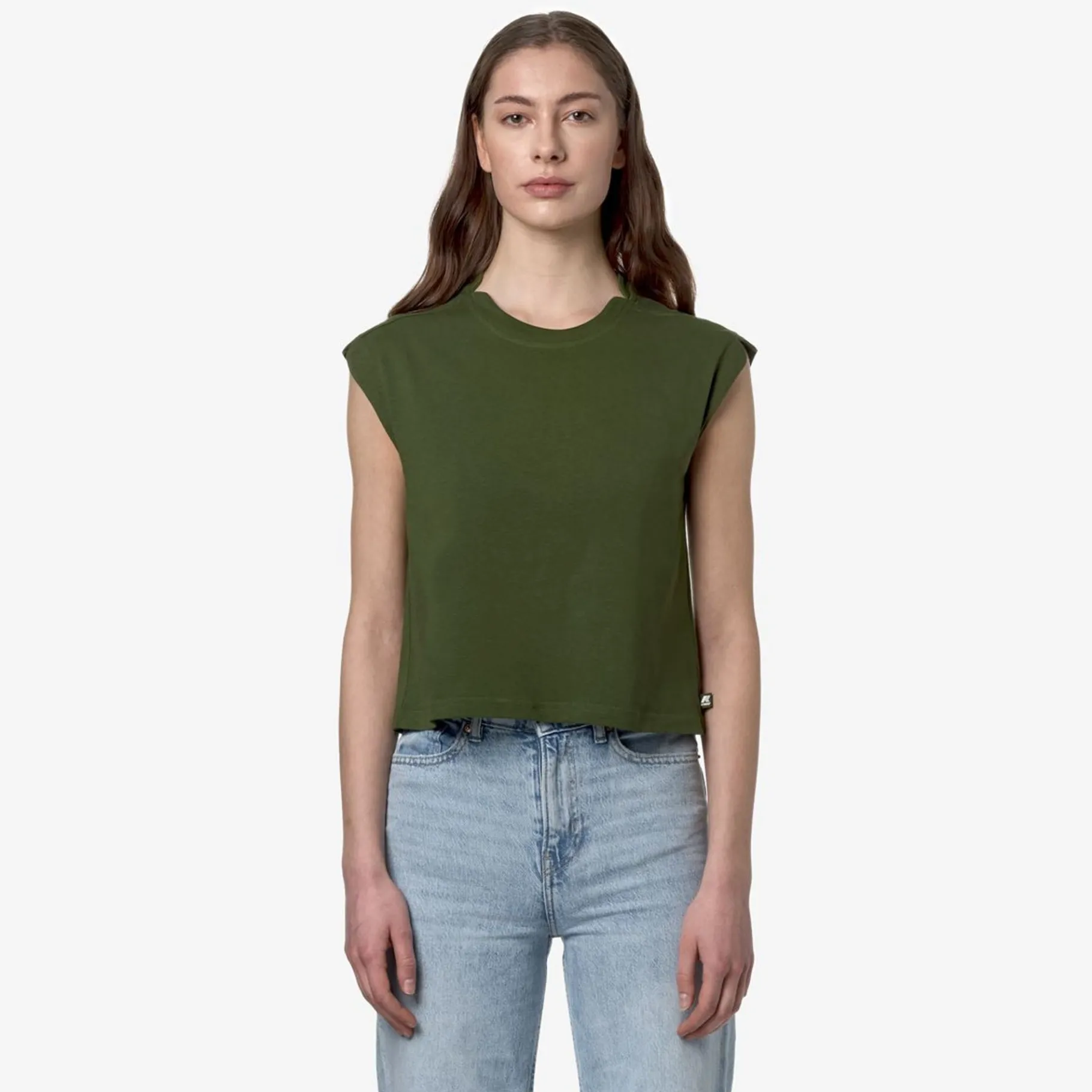 Polos & T-Shirts>K-WAY Limmy Green Cypress