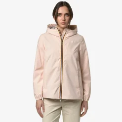 Vestes & Blousons>K-WAY Marguerite Stretch Poly Jersey Pink