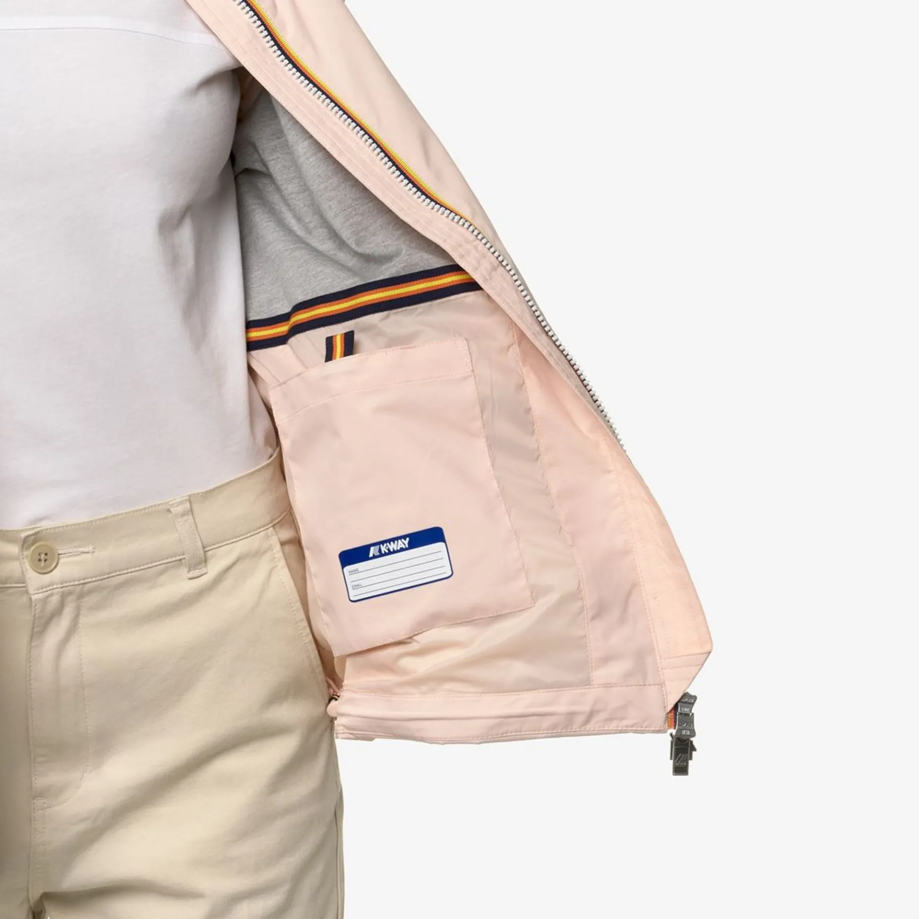 Vestes & Blousons>K-WAY Marguerite Stretch Poly Jersey Pink