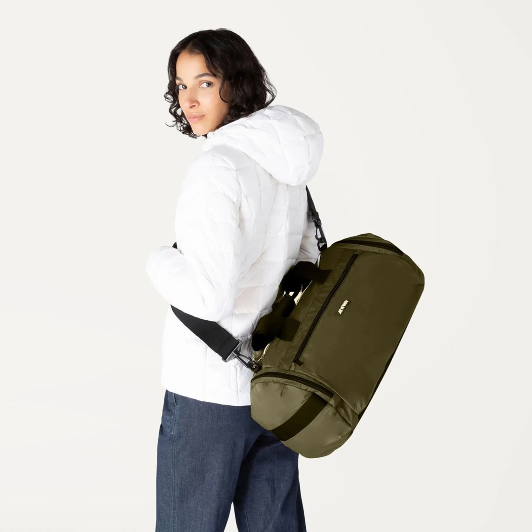 Sacs De Voyage & Valises>K-WAY Mereville S Green Black