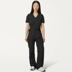 Shorts & Pantalons>K-WAY Noe Micro Twill Black Pure