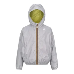 Vestes & Blousons>K-WAY P. Jake Eco Plus Grey Ash - Green Celery