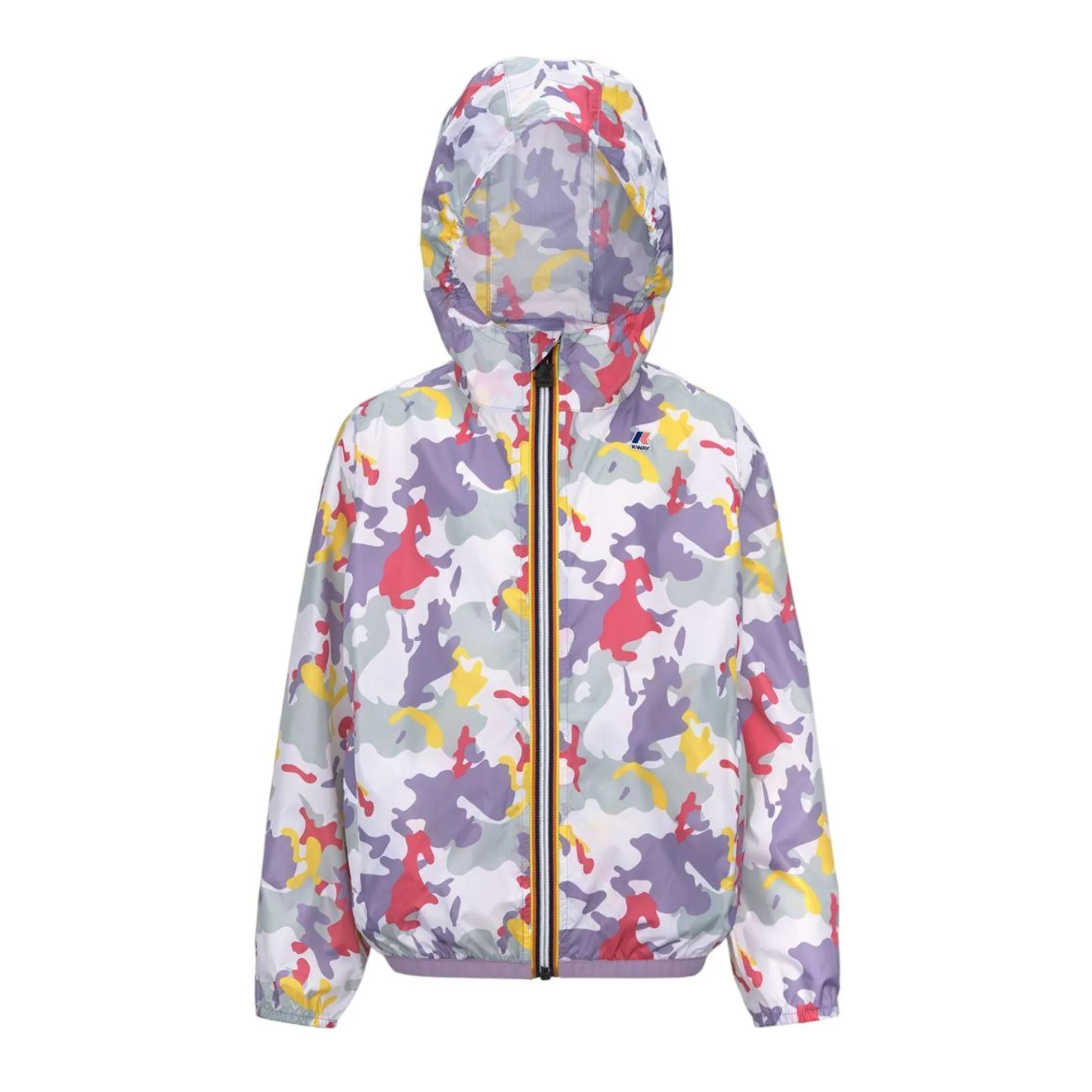 Vestes & Blousons>K-WAY P. Le Vrai 3.0 Claude Kid Camo Violet Pink Green