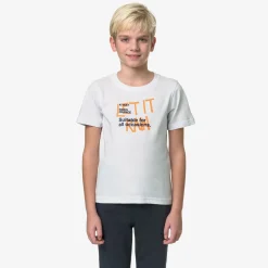 Polos & T-Shirts>K-WAY P. Odom Let It Rain - White