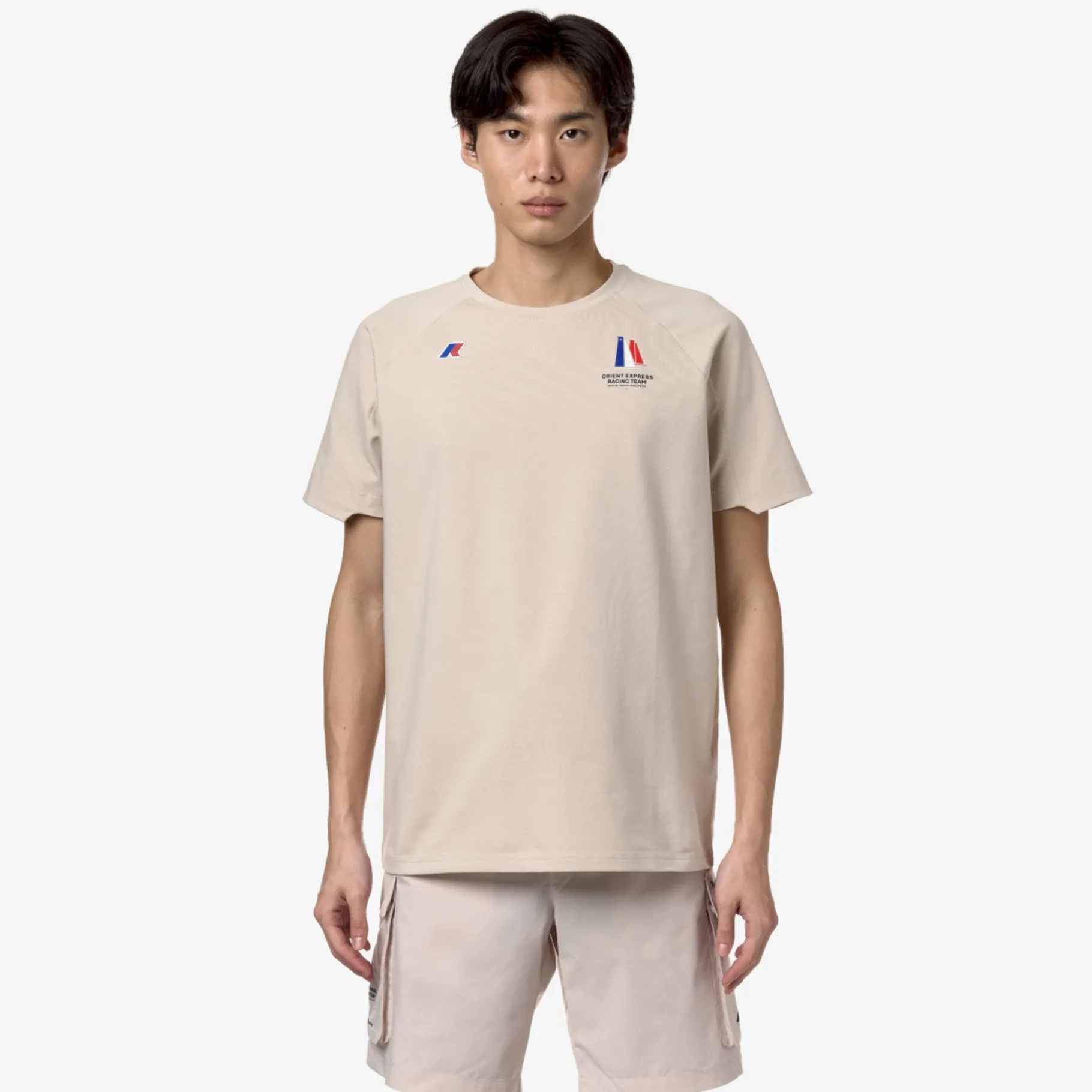 Polos & T-Shirts>K-WAY Parot Orient Express Ac Grey Vapor