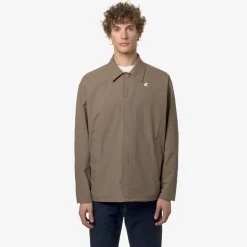 Vestes & Blousons>K-WAY Rohan Ottoman Beige Taupe