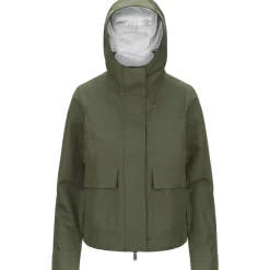 Trench & Parkas>K-WAY Sarthe Linen Blend 2L Green Cypress