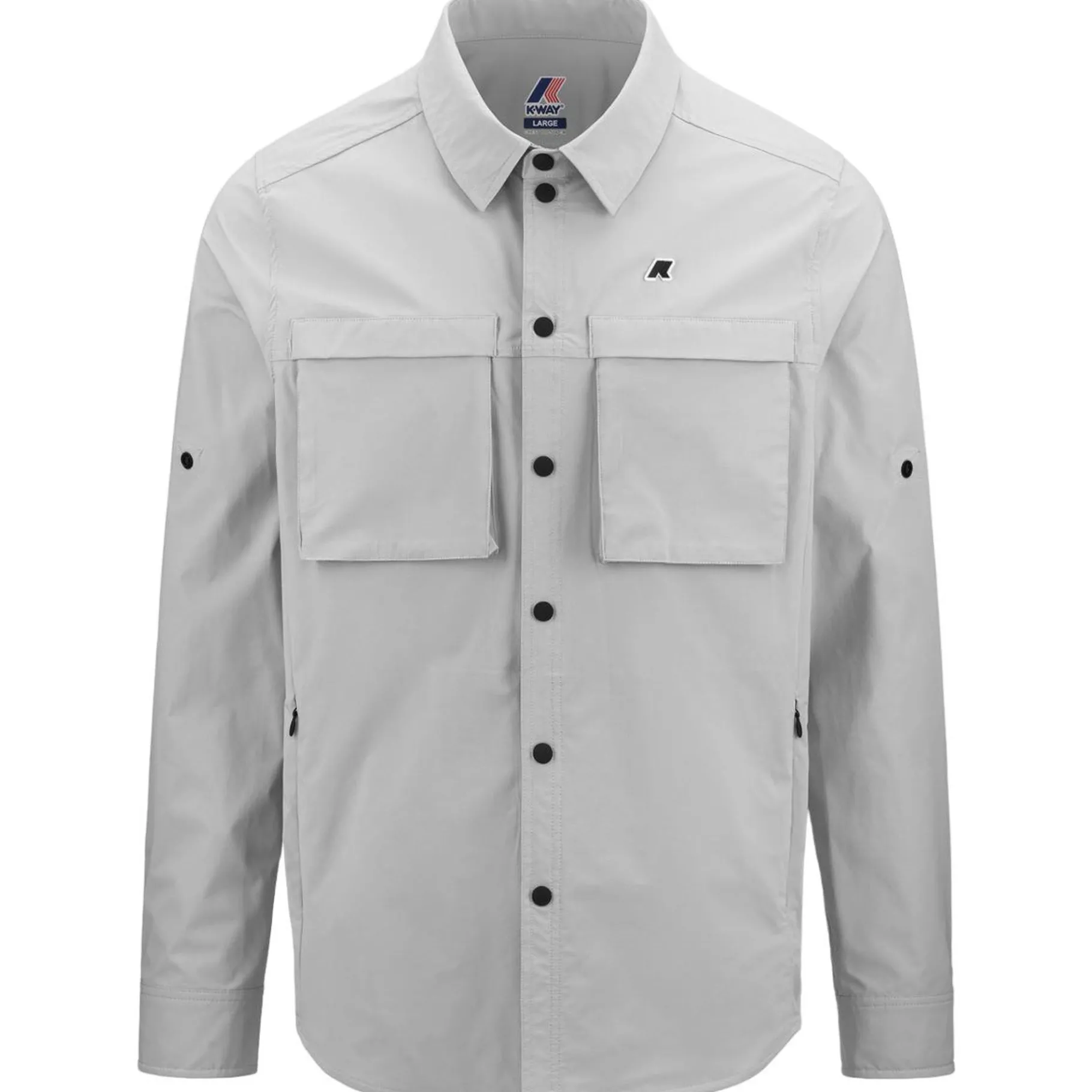 Vestes & Blousons>K-WAY Seyne Grey Ash