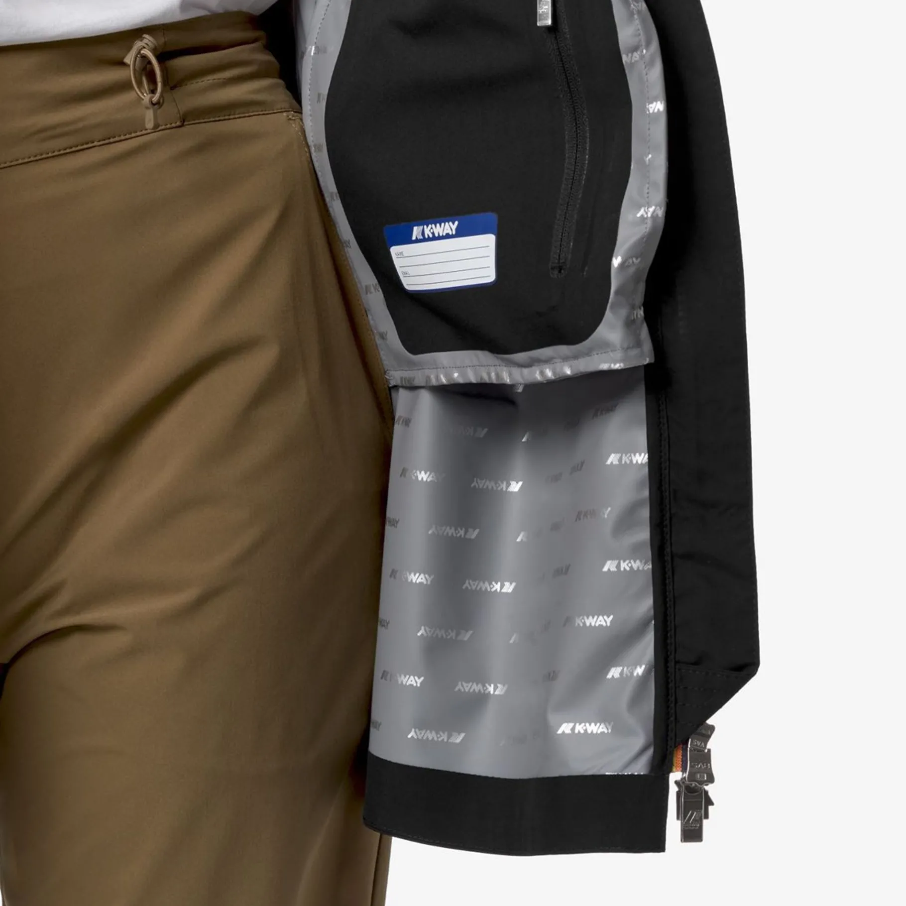 Trench & Parkas>K-WAY Sophie Eco Stretch Black Pure