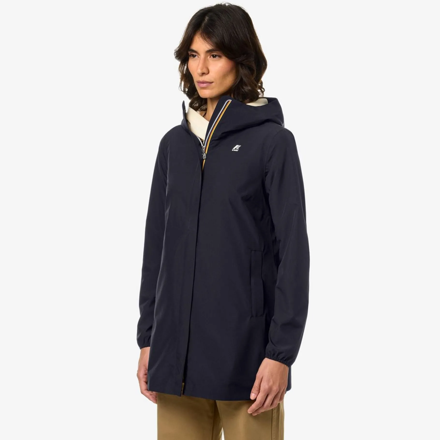 Trench & Parkas>K-WAY Sophie Eco Stretch Blue Depht