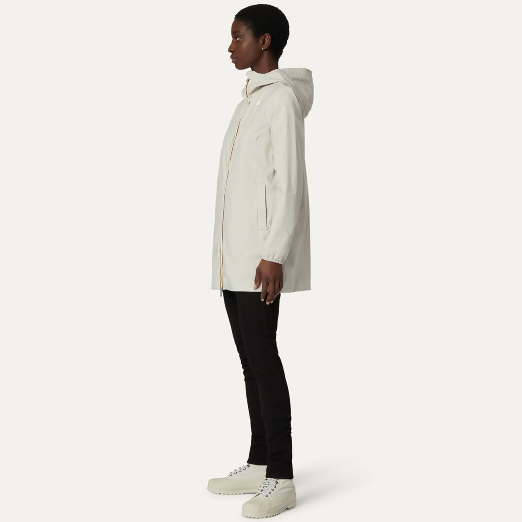 Trench & Parkas>K-WAY Sophie Stretch Poly Jersey Beige Lt