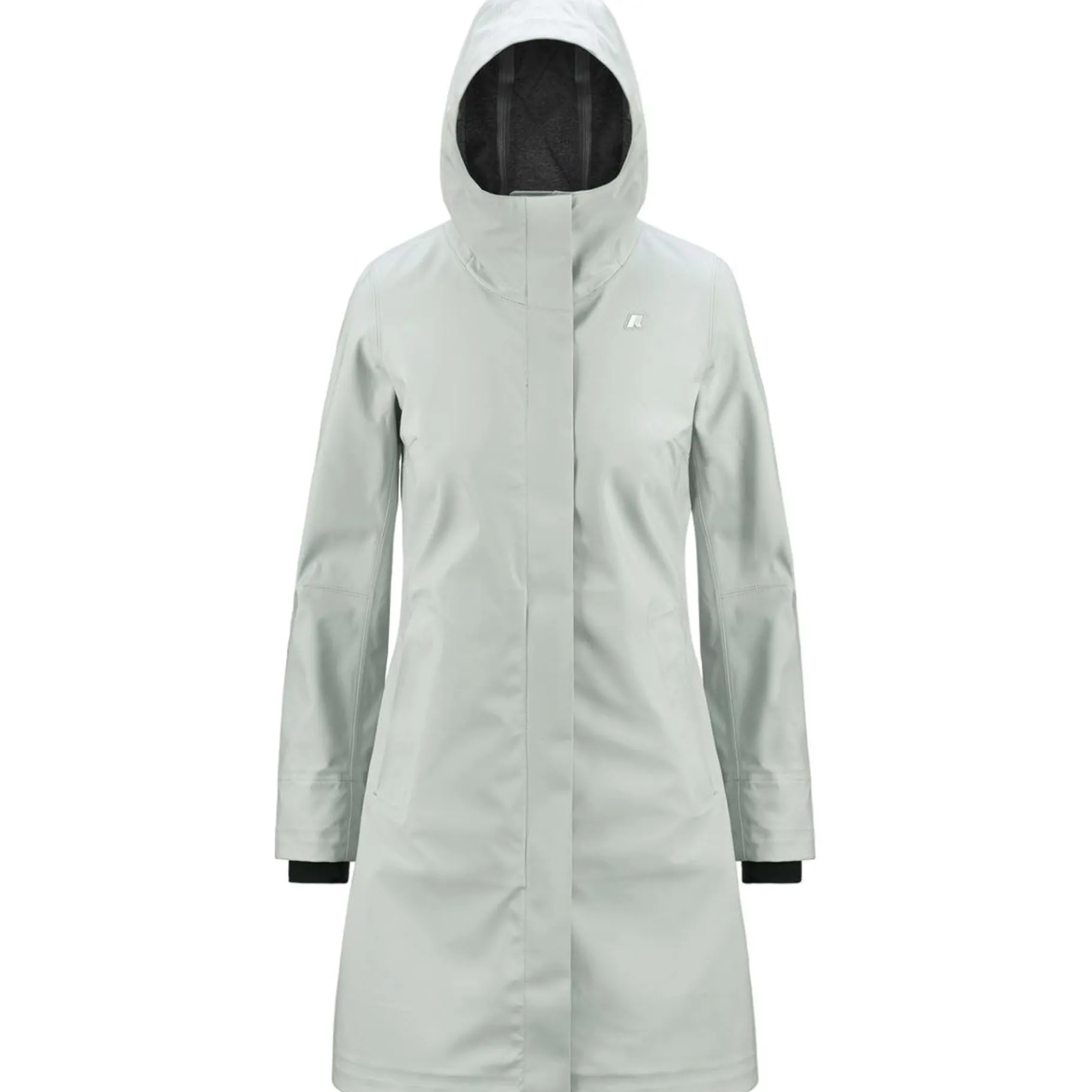 Trench & Parkas>K-WAY Stephy Bonded Jersey Grey Sage