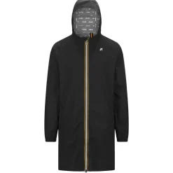 Trench & Parkas>K-WAY Thomas Eco Stretch Dot Black Pure