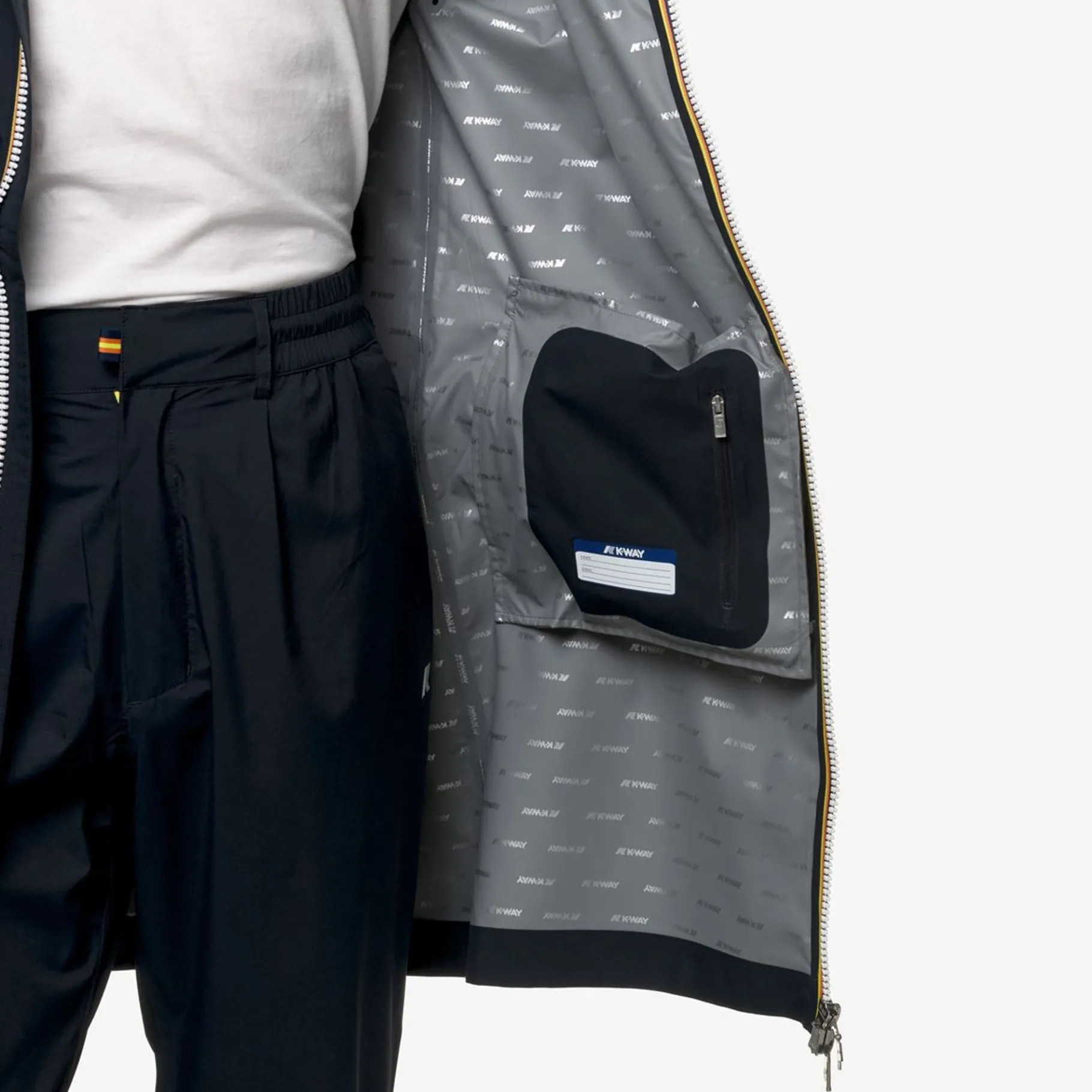 Trench & Parkas>K-WAY Thomas Eco Stretch Dot Deph Blue