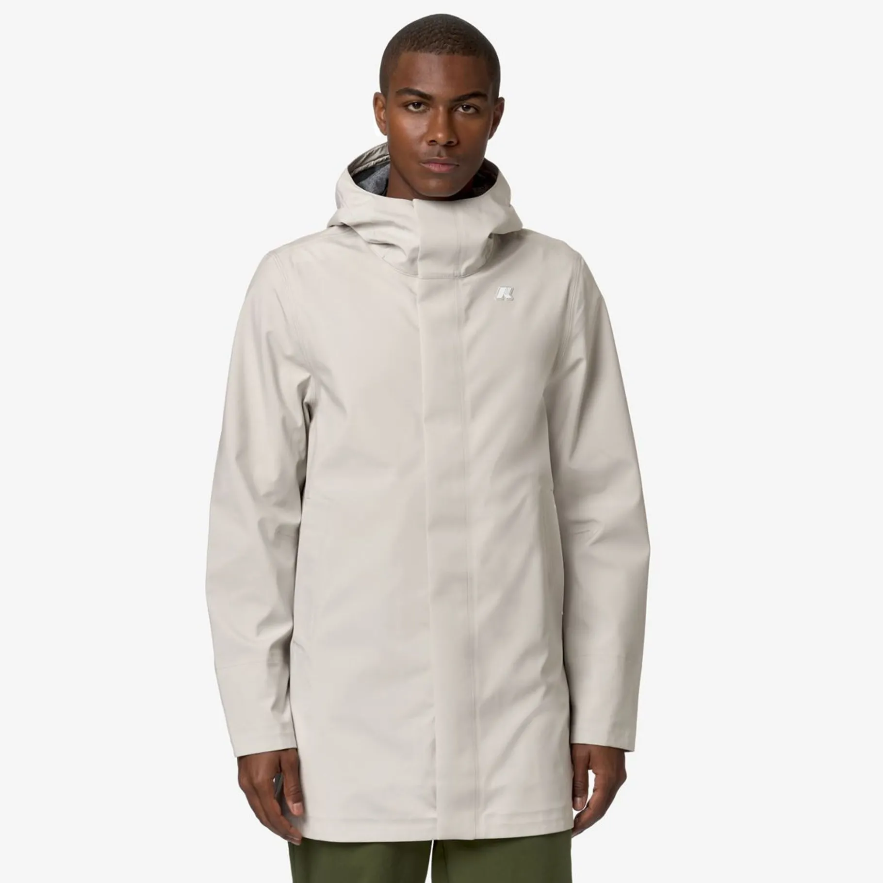 Trench & Parkas>K-WAY Tommy Bonded Jersey Beige Lt