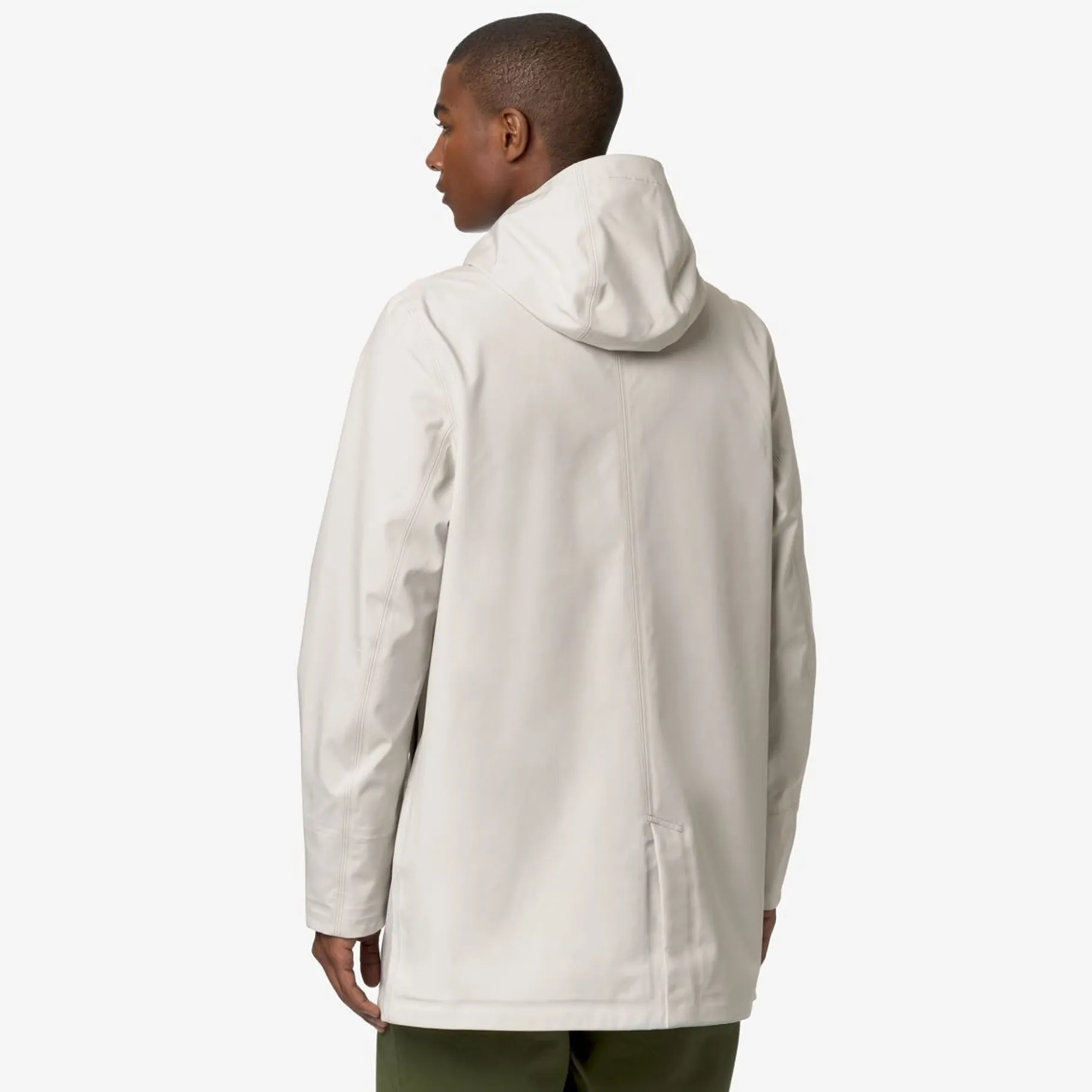 Trench & Parkas>K-WAY Tommy Bonded Jersey Beige Lt