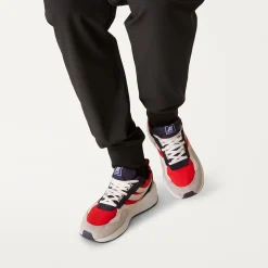 Bottes & Sneakers>K-WAY Training 3.0 Laces Red-Light Grey-White-Blue Navy