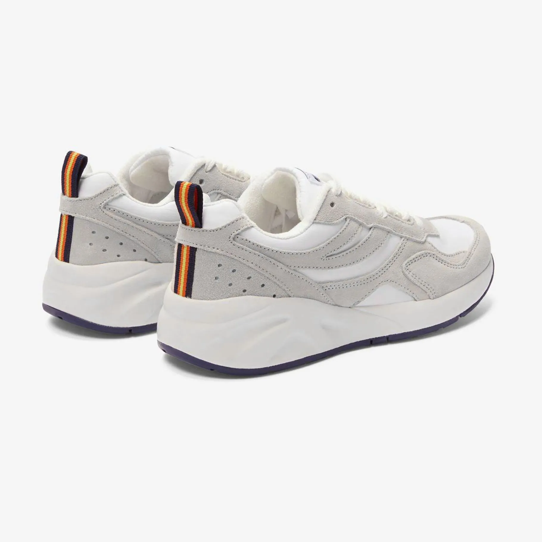 Bottes & Sneakers>K-WAY Training 3.0 Laces White Blue Navy