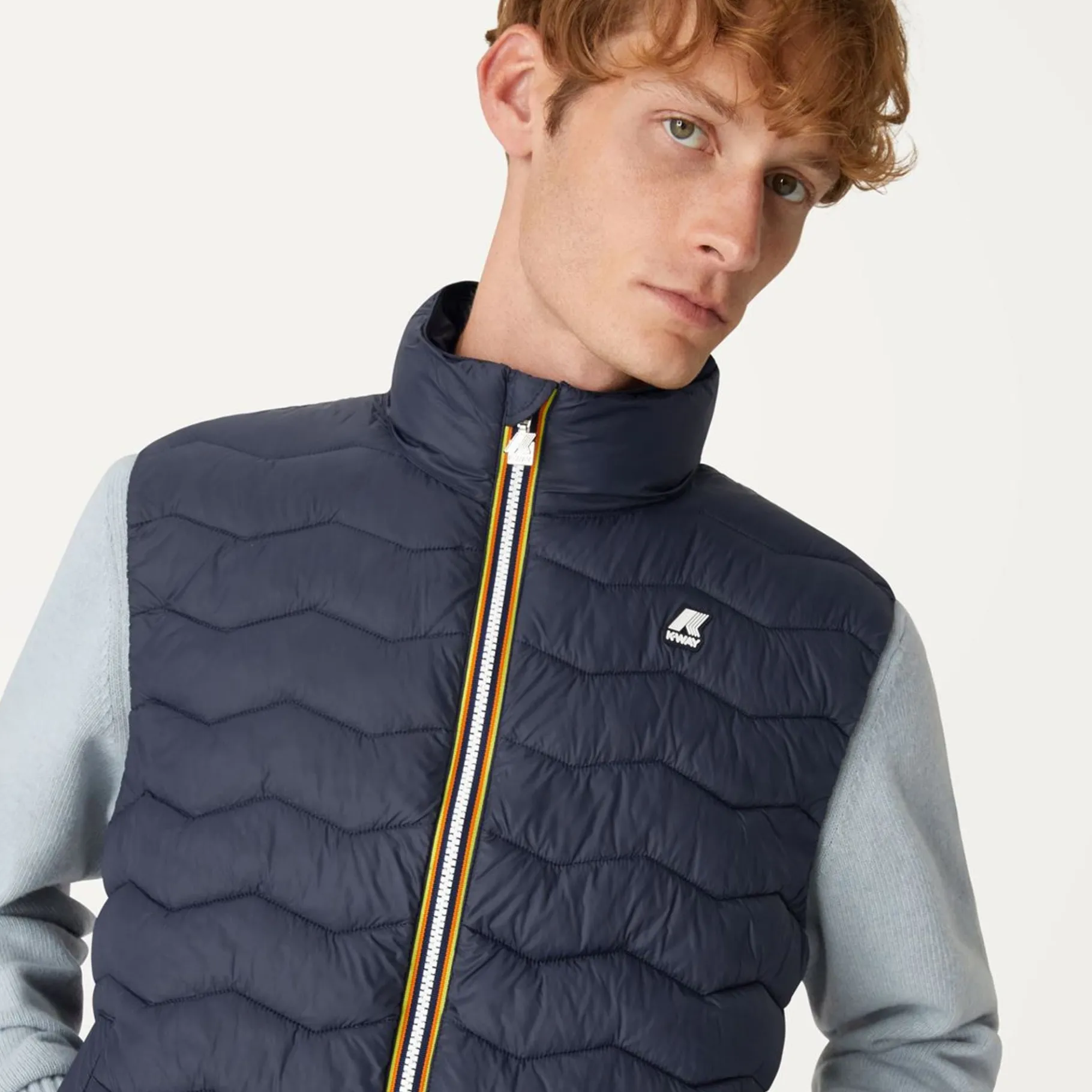 Vestes & Blousons>K-WAY Valen Eco Warm Depht Blue