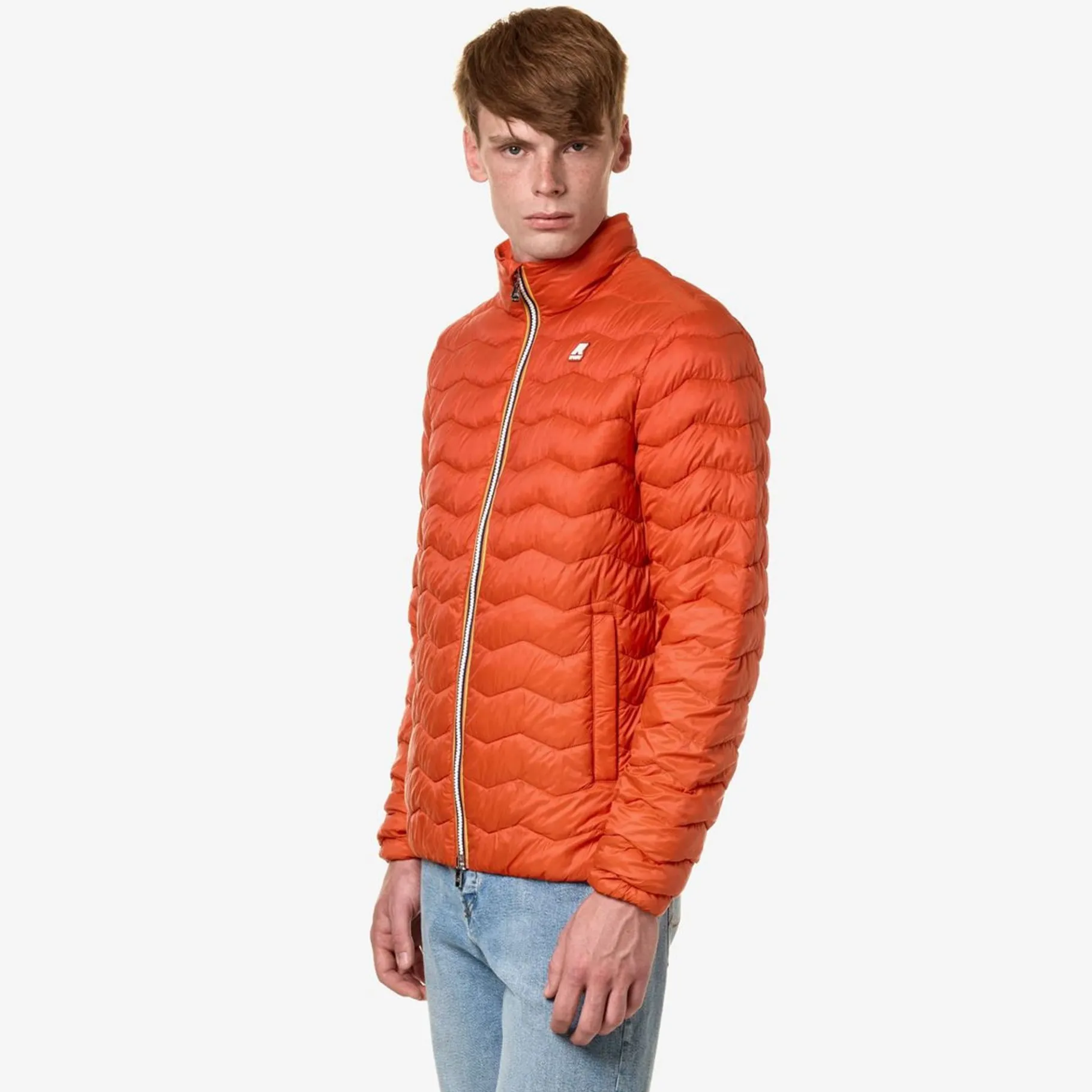 Vestes & Blousons>K-WAY Valentine Eco Warm Orange Pumpkin
