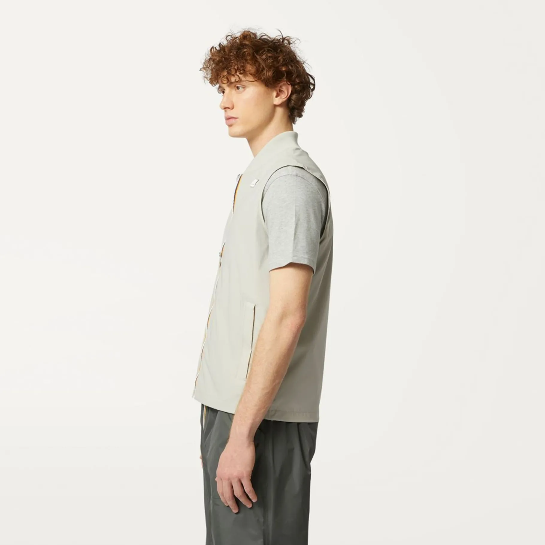 Vestes & Blousons>K-WAY Vally Stretch Nylon Jersey Beige Lt