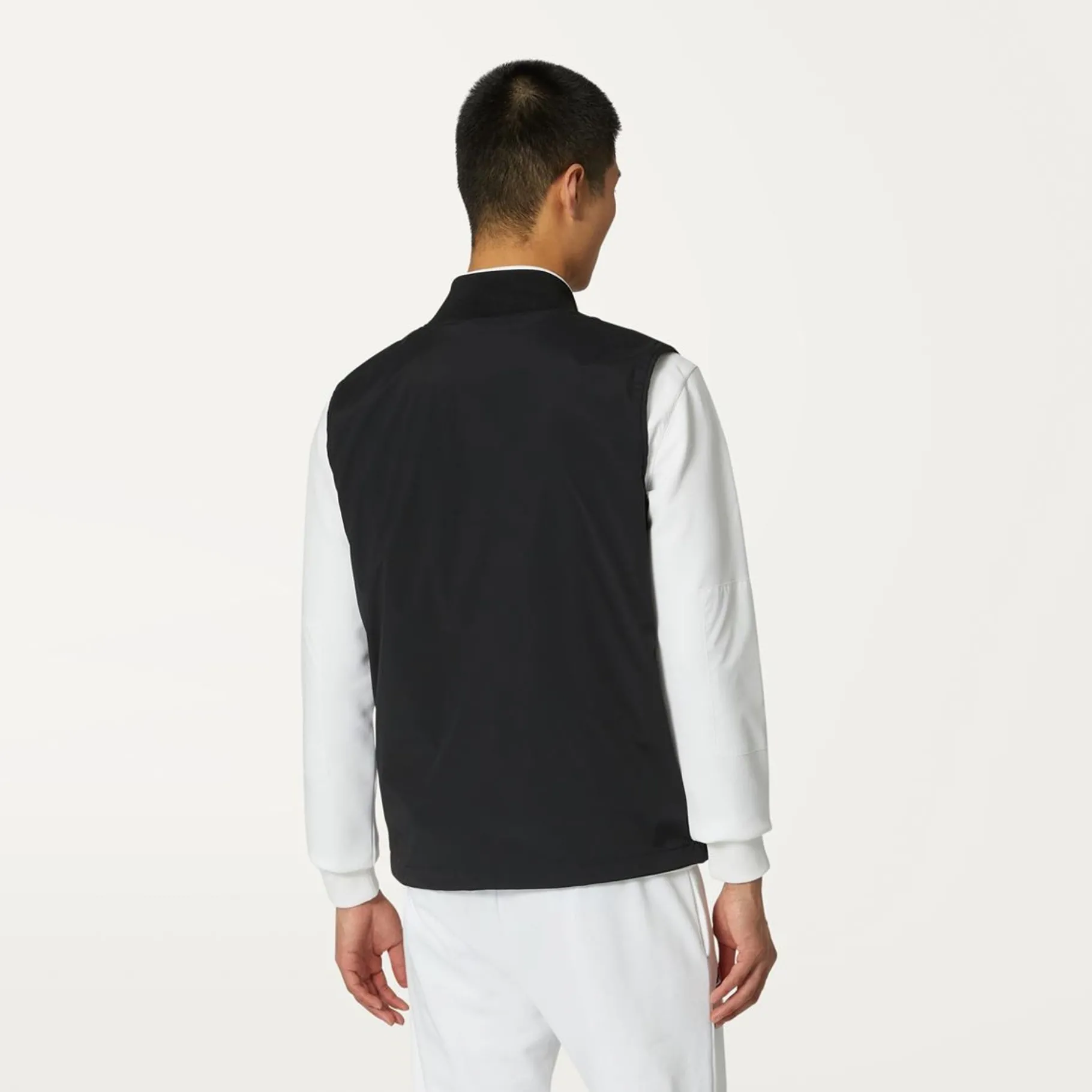 Vestes & Blousons>K-WAY Vally Stretch Nylon Jersey Black Pure