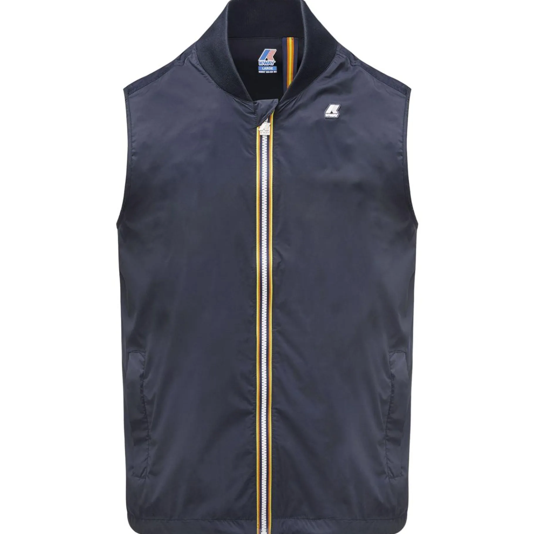 Vestes & Blousons>K-WAY Vally Stretch Nylon Jersey Blue Depht