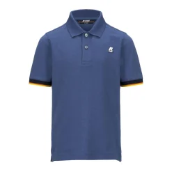 Polos & T-Shirts>K-WAY Vincent Contrast Blue Fiord