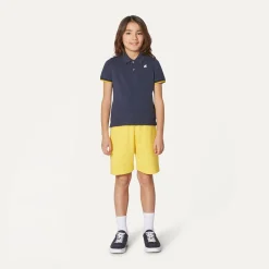 Polos & T-Shirts>K-WAY Vincent Contrast Depht Blue