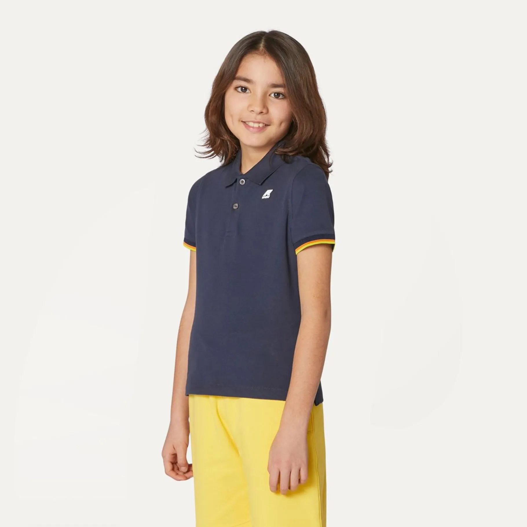Polos & T-Shirts>K-WAY Vincent Contrast Depht Blue